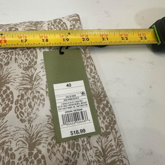 NWT Goodfellow & Co Men’s Brown Pineapple Linden Short Size 40 Waist (2XL) - Picture 4 of 5